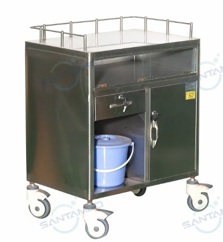 Stainless Steel Medical Crash Cart